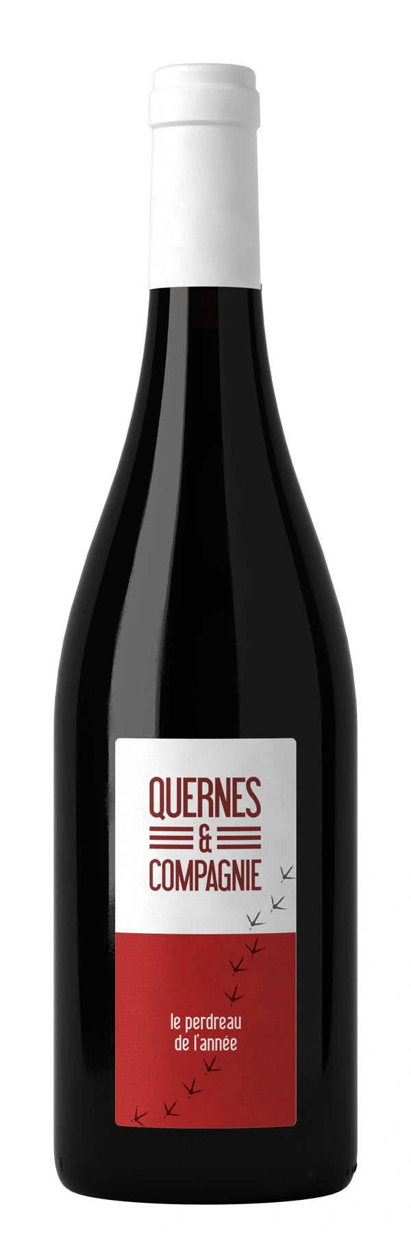 Bouteille Le Perdreau de l’Année Rouge du Mas des Quernes, Vin de France issu de Pinot, Grenache et Syrah.