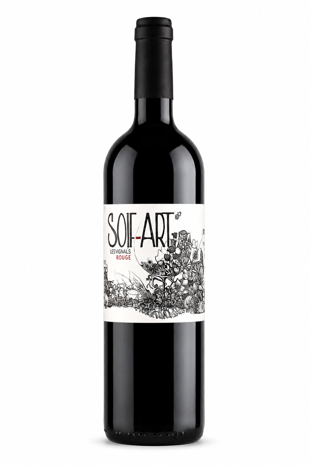 Soif'Art Rouge du Domaine Les Vignals – Vin rouge bio IGP Côtes du Tarn aux arômes de fruits rouges et d'épices