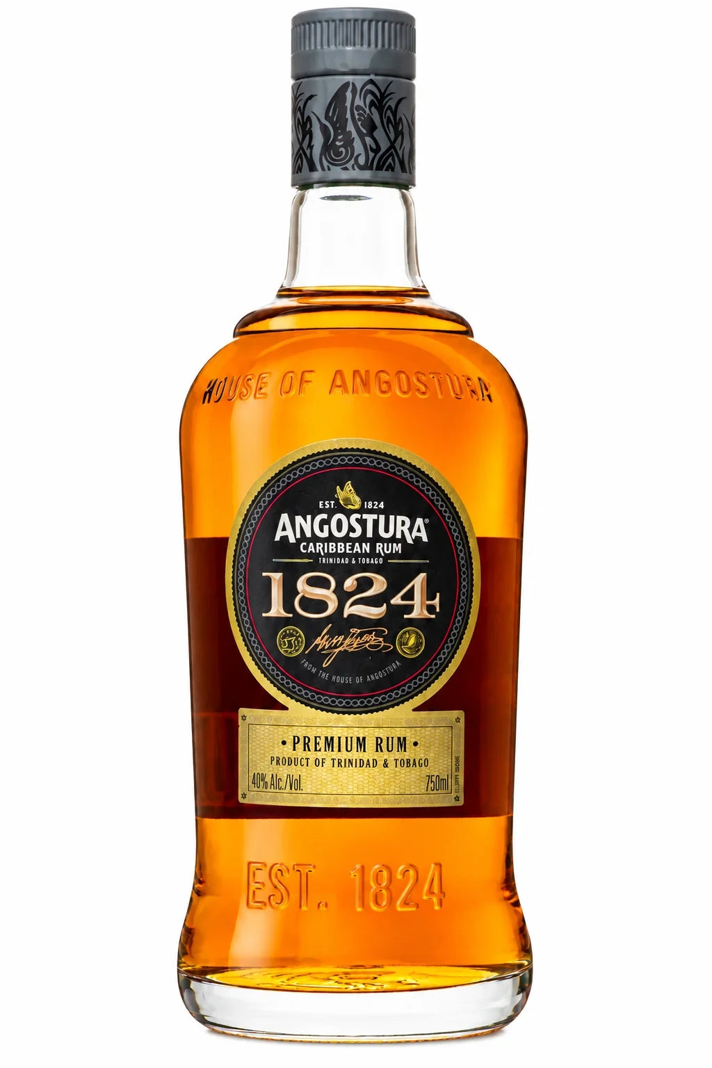 Bouteille de rhum Angostura 1824 Founders Reserve – Trinidad & Tobago 70 cl