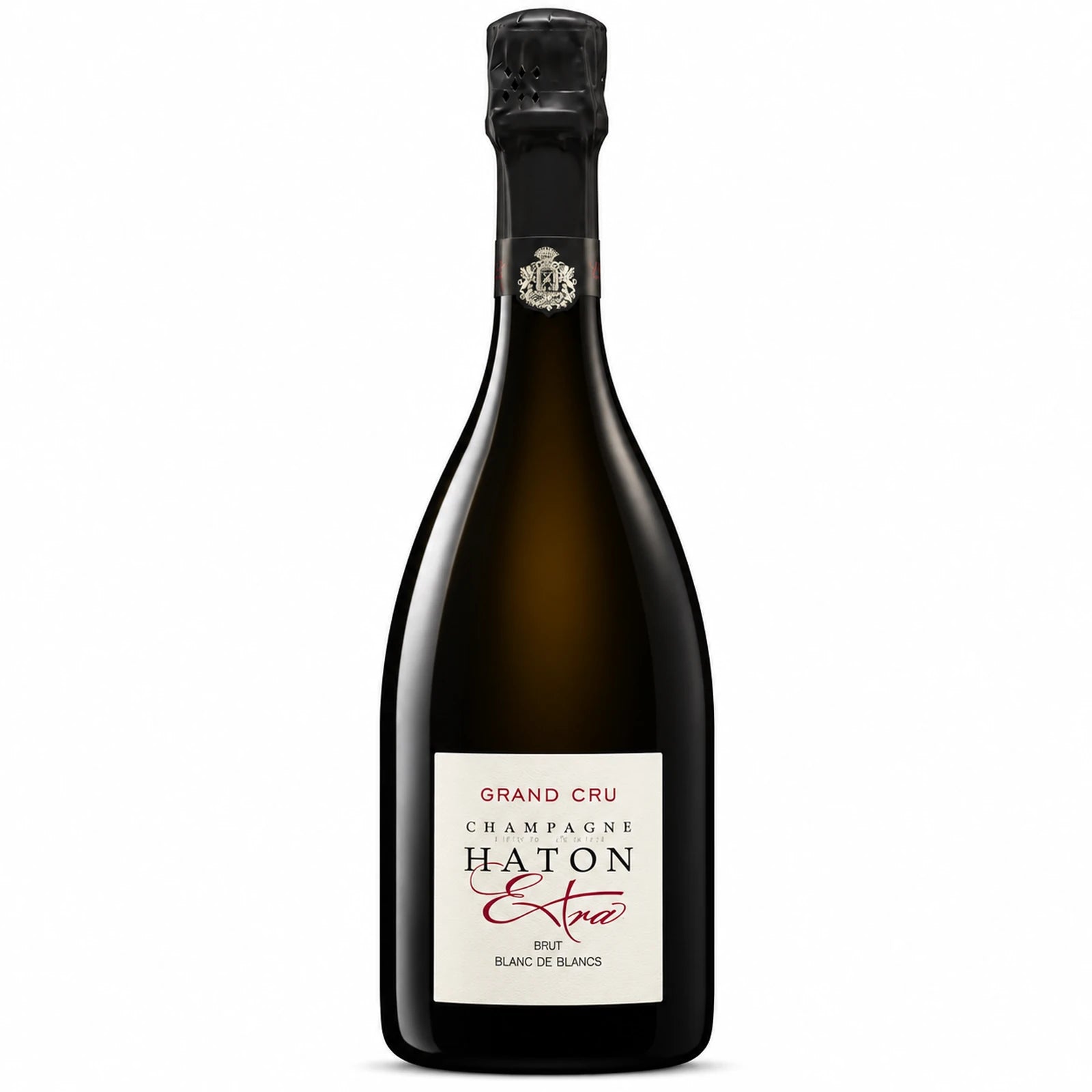 Bouteille de Champagne Haton Extra Grand Cru Blanc de Blancs Brut