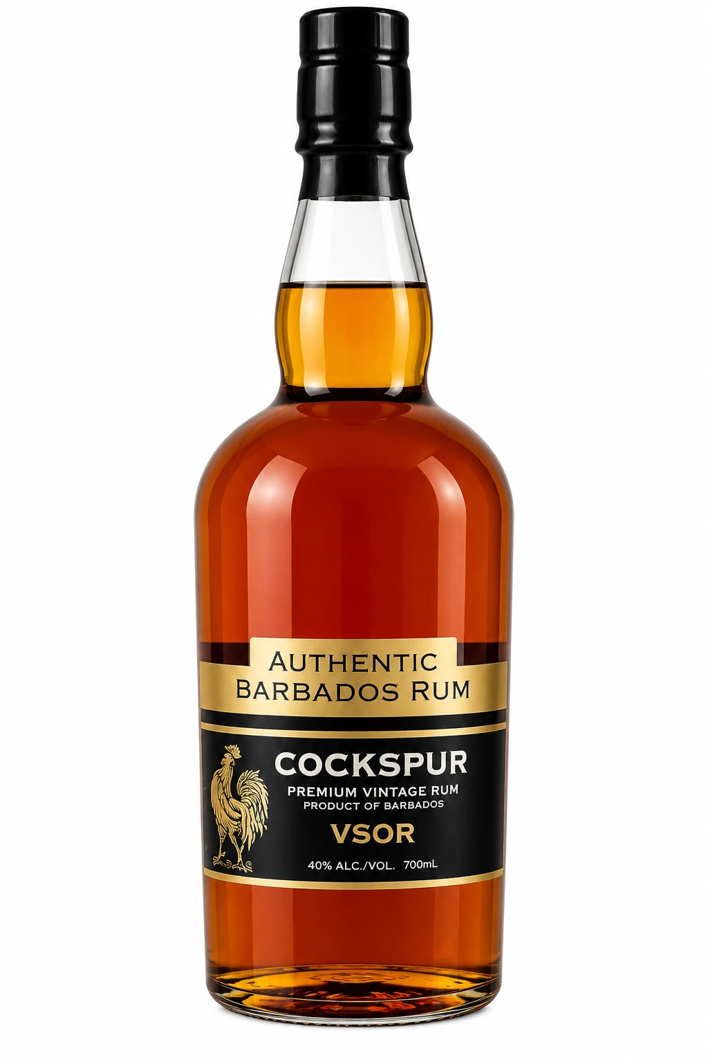 Bouteille de rhum Cockspur VSOR Very Special Old Rum – Barbade 40 % 70 cl
