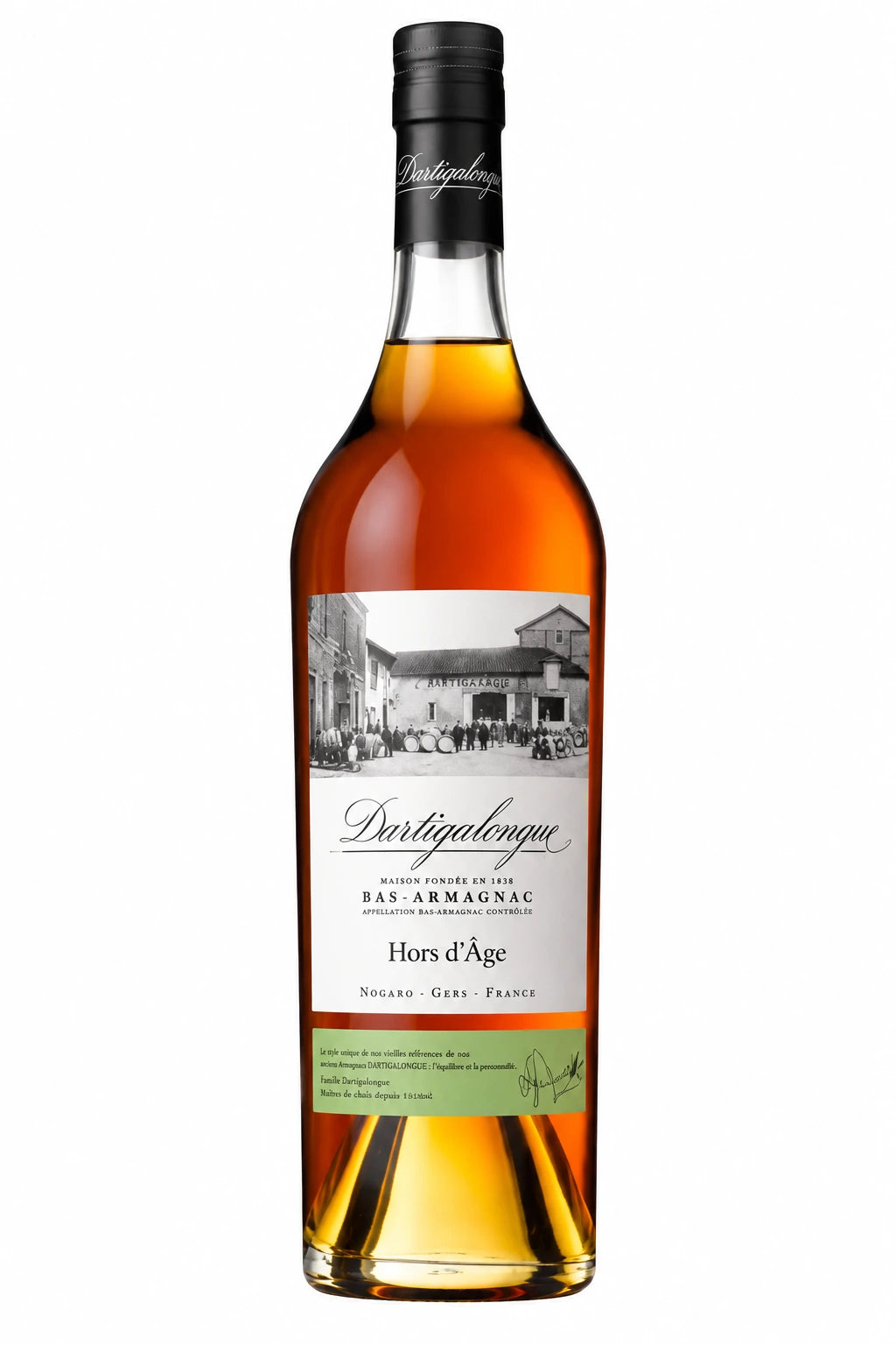 Bouteille de Bas-Armagnac Dartigalongue Hors d’Âge – Armagnac du Gers