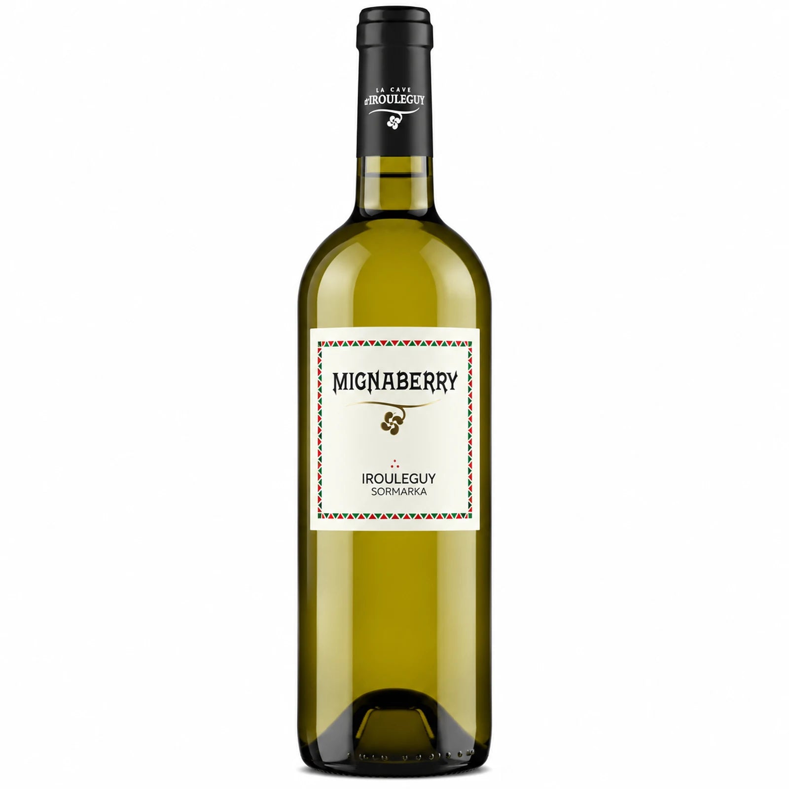 Bouteille de Mignaberry Blanc des Vignerons d'Irouléguy, vin blanc sec AOC Irouléguy du Pays basque