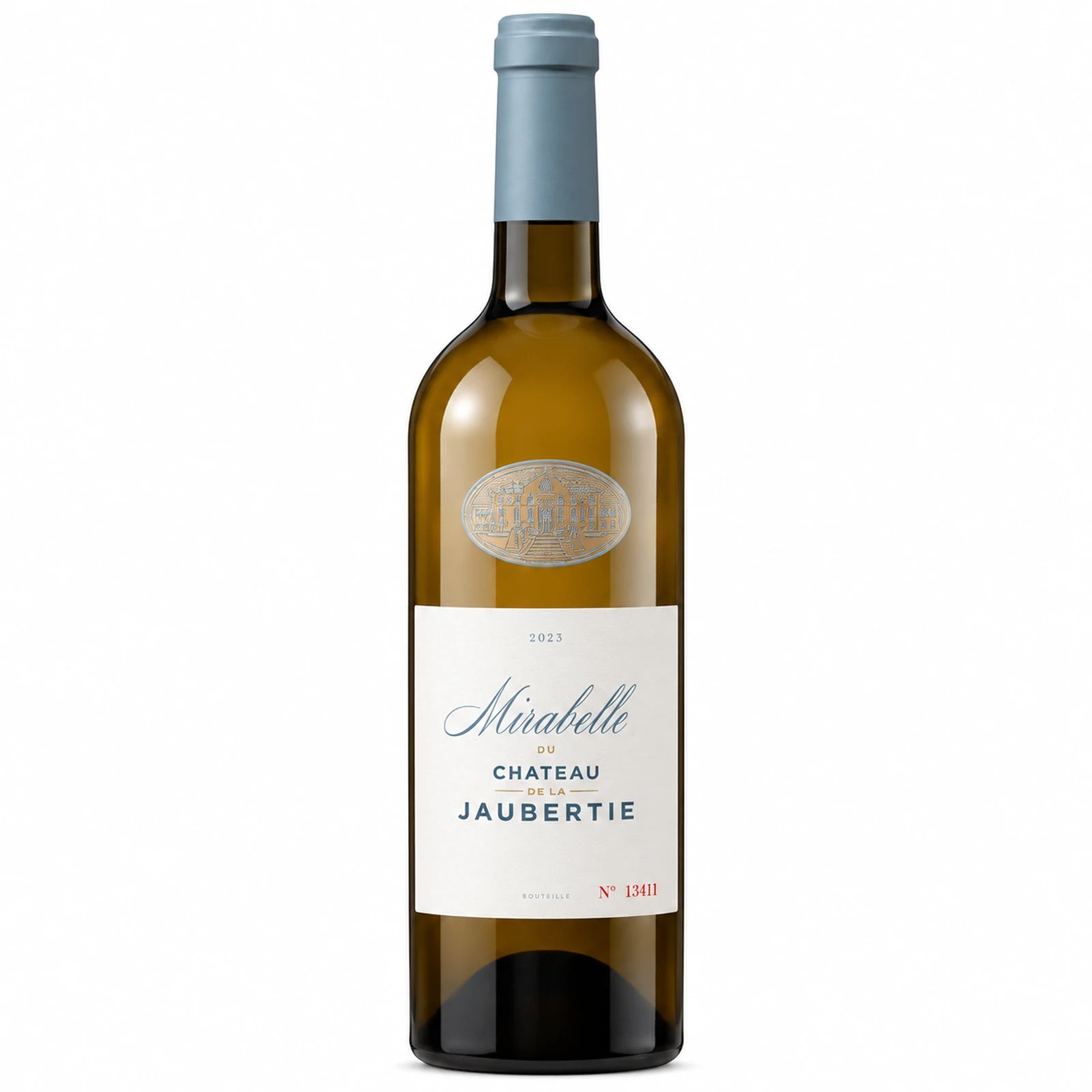 Bouteille de Mirabelle Blanc du Château de la Jaubertie, vin blanc sec biologique AOP Bergerac