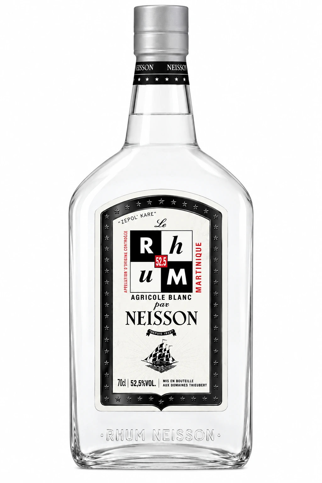 Neisson – Le Rhum par Neisson 52,5 % – Rhum Blanc Agricole AOC Martinique 